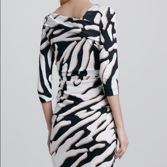 DVF Bentley zebra dress size 2 - Picture 3 of 7